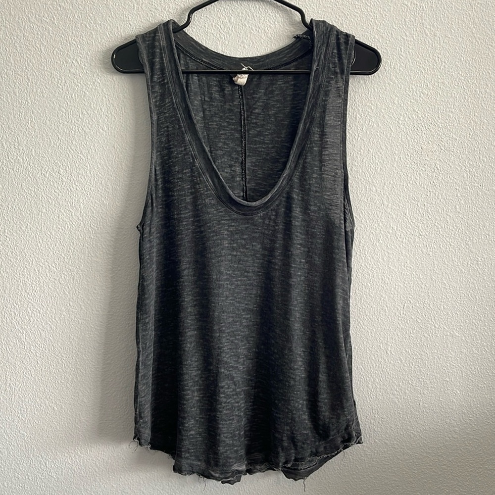 We The Free Gray Tank Top